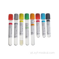 Coleta de sangue Tubos de vacutainer transparente 2ml a 7ml